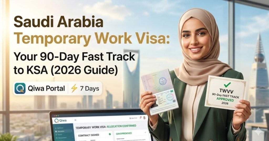 Saudi Arabia Temporary Work Visa: 90-Day Fast Track Process 2026