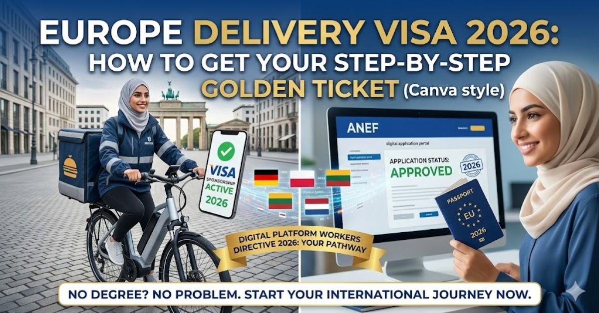 How to Get a Europe Delivery Visa in 2026 (Step-by-Step)