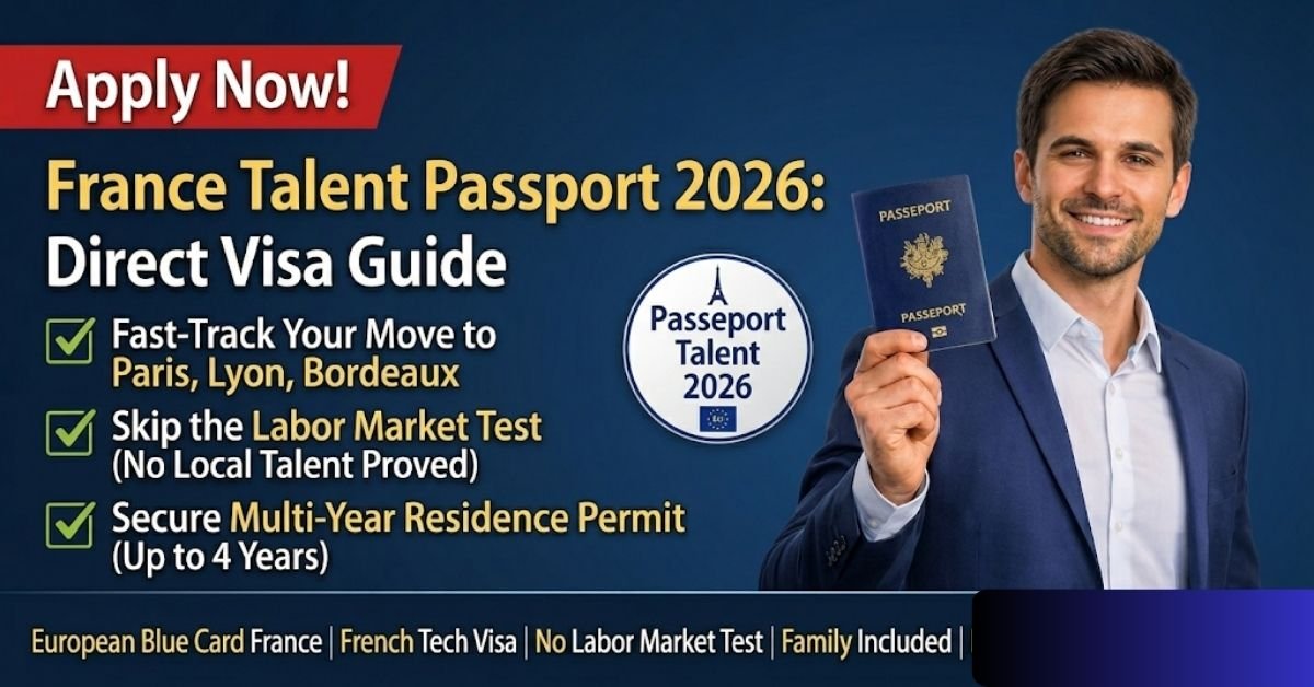 Apply Now: France Talent Passport 2026 Direct Visa Guide