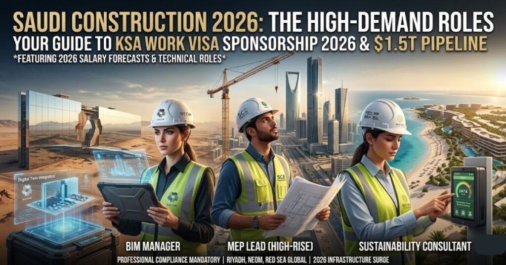 Saudi Arabia Construction Boom: High Demand Roles in the 2026 Infrastructure Surge