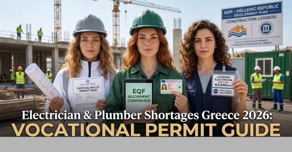 Electrician & Plumber Shortages in Greece: 2026 Vocational Permit Guide