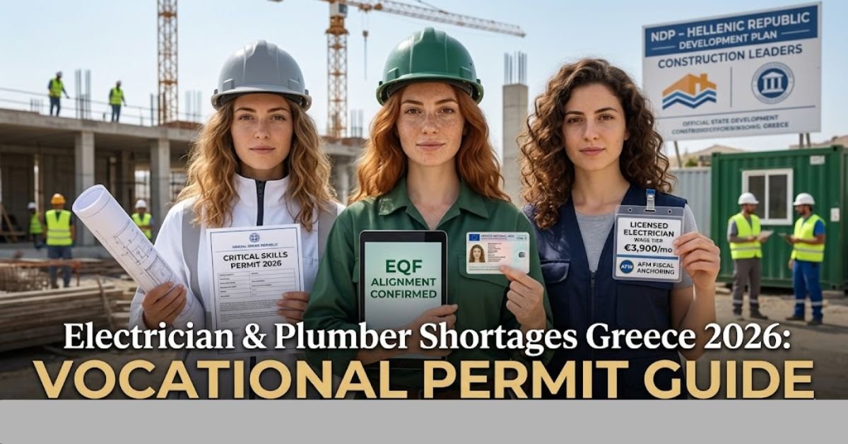 Electrician & Plumber Shortages in Greece: 2026 Vocational Permit Guide