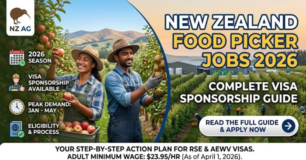 New Zealand Food Picker Jobs 2026: Complete Visa Sponsorship Guide