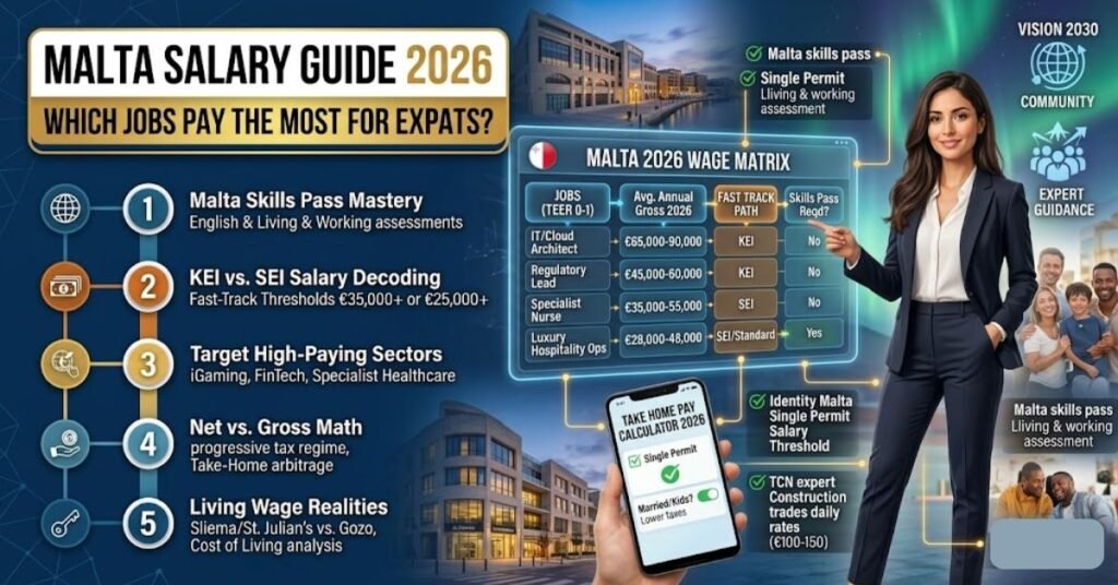 Malta Salary Guide 2026: Which Jobs Pay the Most for Expats?