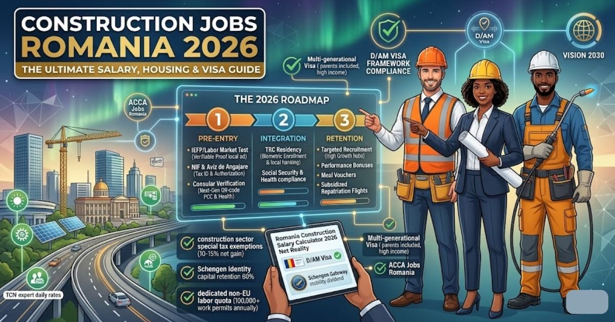 Construction Jobs in Romania 2026: The Ultimate Salary, Housing & Visa Guide