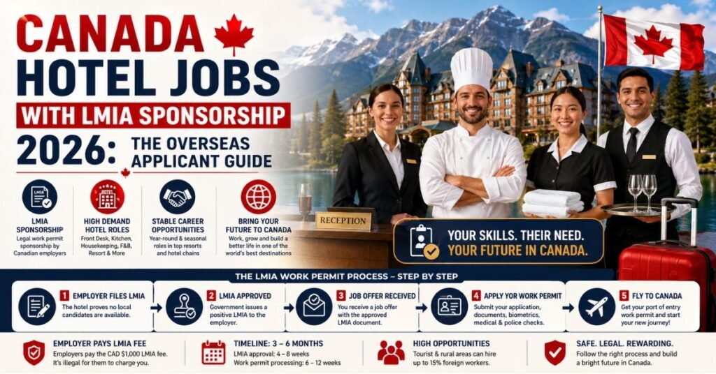 Canada Hotel Jobs With LMIA Sponsorship 2026: The Overseas Applicant Guide