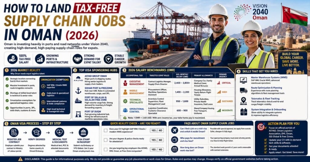 How to Land Tax-Free Supply Chain Jobs in Oman (2026)