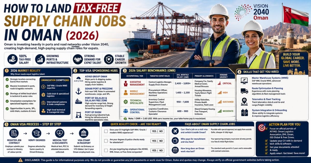 How to Land Tax-Free Supply Chain Jobs in Oman (2026)